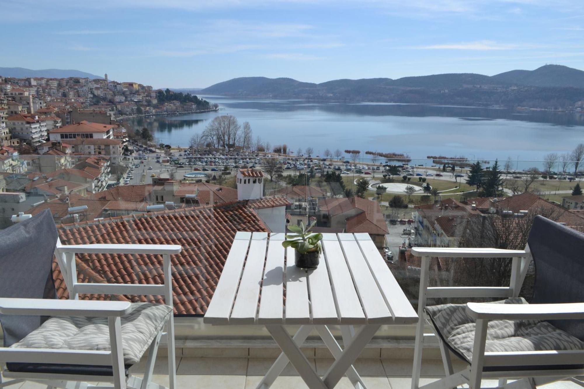 Calm Lake Balcony Kastoria Esterno foto